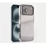 iPhone 17 Pro Max Transparent Silver Cover | Slim Anti-Yellowing Shockproof Case
