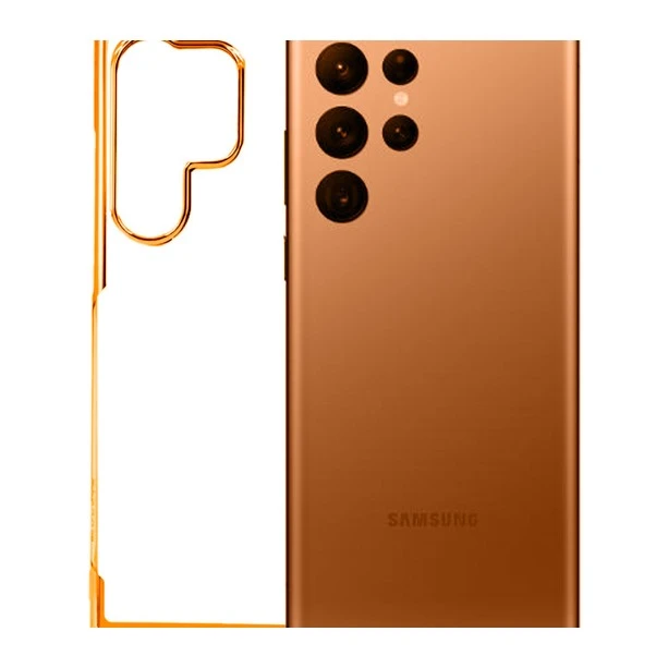 Samsung Galaxy S24 Ultra Transparent Case – Noble Light Yellow