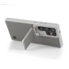 Samsung Galaxy S24 Ultra Grey Titanium Leather Case – Elegant Protective Back Cover