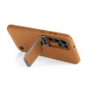 Samsung Galaxy S24 Ultra Brown Titanium Leather Case – Elegant Protective Back Cover