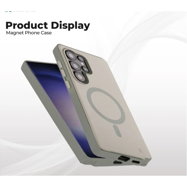 Samsung Galaxy S24 Ultra MagArmour Grey Hybrid Case