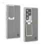 Samsung Galaxy S24 Ultra Grey Titanium Leather Case – Elegant Protective Back Cover