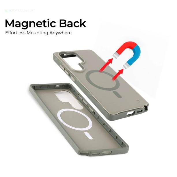 Samsung Galaxy S24 Ultra MagArmour Grey Hybrid Case