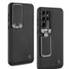 Samsung Galaxy S24 Ultra Black Titanium Leather Case – Elegant Protective Back Cover