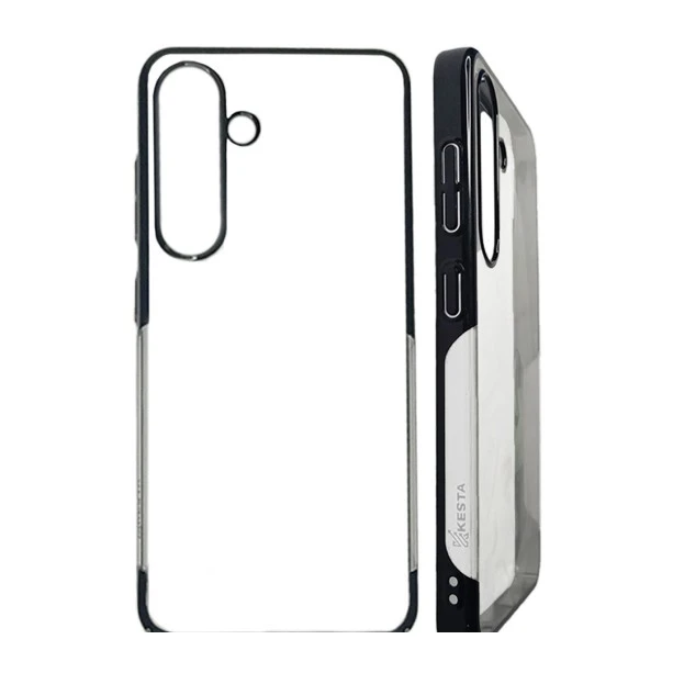 Samsung Galaxy S25 Noble Black Transparent Case with Camera Protection