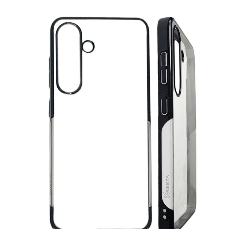 Samsung Galaxy S25 Noble Black Transparent Case with Camera Protection