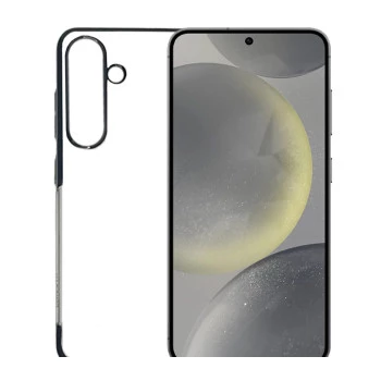 Samsung Galaxy S25 Noble Black Transparent Case with Camera Protection