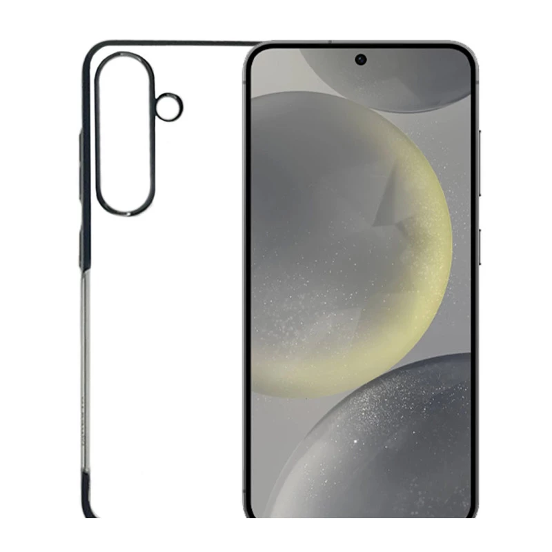 Samsung Galaxy S25 Noble Black Transparent Case with Camera Protection