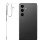 Samsung Galaxy S25 Noble Silver Transparent Case with Camera Protection