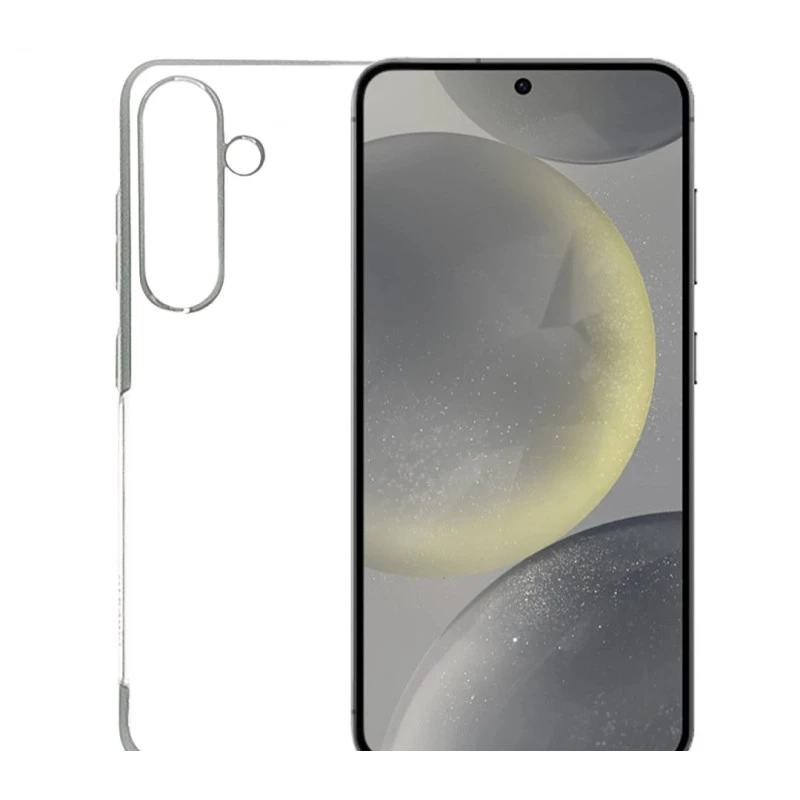 Samsung Galaxy S25 Noble Silver Transparent Case with Camera Protection