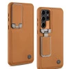 Samsung S26 Ultra Leather Case – Elegant Brown Cover