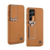 Samsung S26 Ultra Leather Case – Elegant Brown Cover