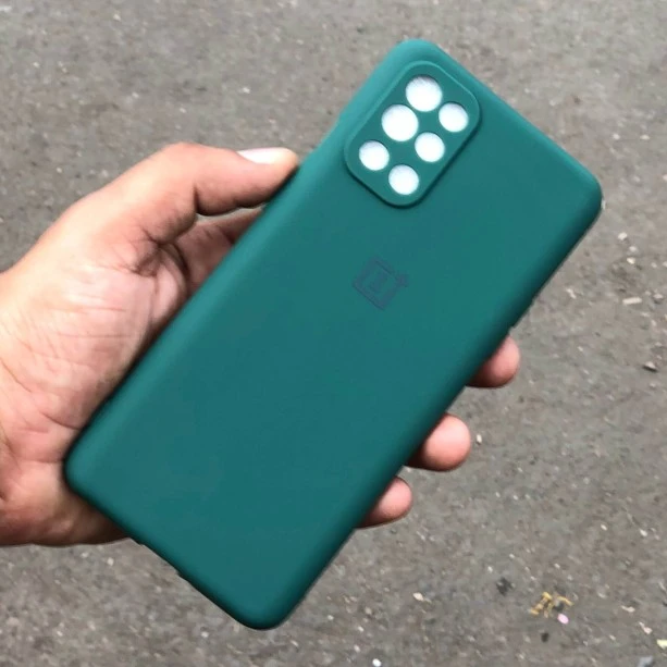 OnePlus 9R / 8T Soft Case Cover Juniper Green