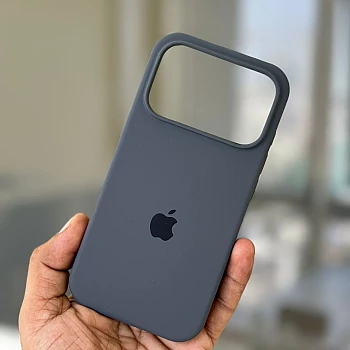 Dark Grey Silicon Case For iPhone 17 Pro