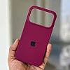 Wine Red Silicon Case For iPhone 17 Pro