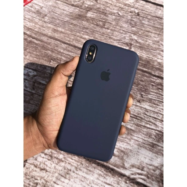 Dark Blue Silicon Case For iPhone