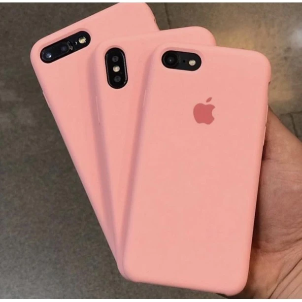 Light Pink Silicon Case For iPhone