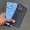 Black Transparent Ultra Thin Case For iPhone - New