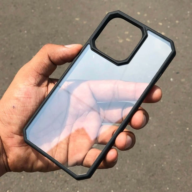 Black Bumper Shockproof Case For iPhone 14 Pro Max