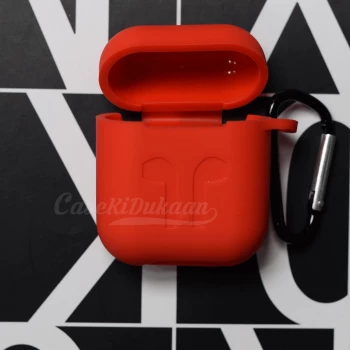 Soft Silicon Protective Carrying Case / Cover For Apple Airpods 3 Headsets -  Red