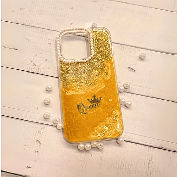 Golden Queen Resin Case for iPhone 14 Plus