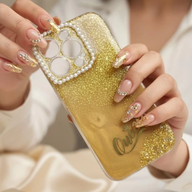 Golden Queen Resin Case for iPhone 12 Pro Max