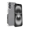 iPhone 16 Noble Silver Transparent Case – Shockproof Clear Back Cover