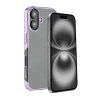iPhone 16 Light Purple Transparent Case | Shockproof Clear Back Cover