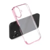 iPhone 16 Light Pink Transparent Case – Shockproof Clear Back Cover