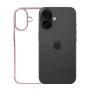 iPhone 16 Light Pink Transparent Case – Shockproof Clear Back Cover