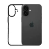 iPhone 16 Noble Black Transparent Case | Shockproof Slim Back Cover