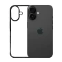iPhone 16 Noble Black Transparent Case | Shockproof Slim Back Cover