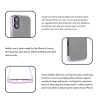 iPhone 16 Light Purple Transparent Case | Shockproof Clear Back Cover