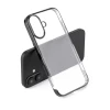 iPhone 16 Noble Black Transparent Case | Shockproof Slim Back Cover