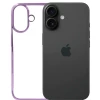 iPhone 16 Light Purple Transparent Case | Shockproof Clear Back Cover