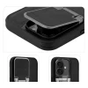 iPhone 16 Black Leather Case – Premium Elegant Shockproof Back Cover