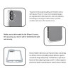 iPhone 16 Noble Silver Transparent Case – Shockproof Clear Back Cover