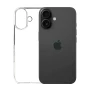 iPhone 16 Noble Silver Transparent Case – Shockproof Clear Back Cover