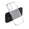iPhone 16 Light Purple Transparent Case | Shockproof Clear Back Cover