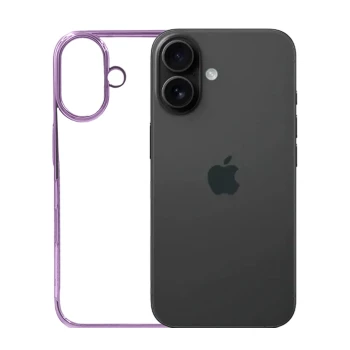 iPhone 16 Plus Light Purple Transparent Case – Shockproof Slim Back Cover
