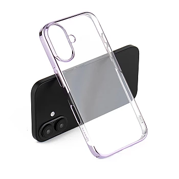 iPhone 16 Plus Light Purple Transparent Case – Shockproof Slim Back Cover