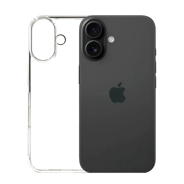 iPhone 17 Silver Transparent Case – Slim Protective Cover