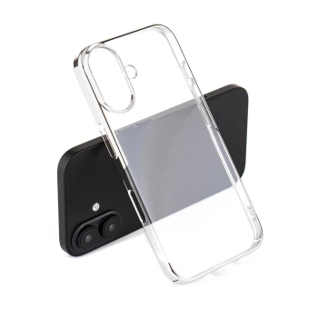 iPhone 17 Silver Transparent Case – Slim Protective Cover