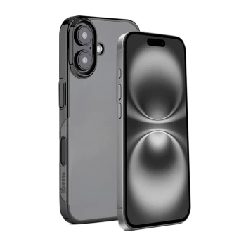 iPhone 17 Transparent Black Case – Slim & Protective