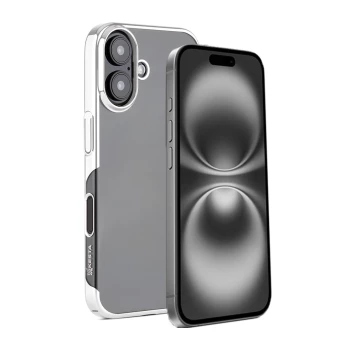 iPhone 17 Silver Transparent Case – Slim Protective Cover