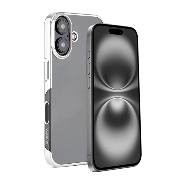 iPhone 17 Silver Transparent Case – Slim Protective Cover