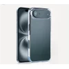 iPhone 17 Transparent Air Cover – Slim Blue Shockproof Case