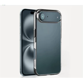 iPhone 17 Air Transparent Black Case – Slim & Shockproof