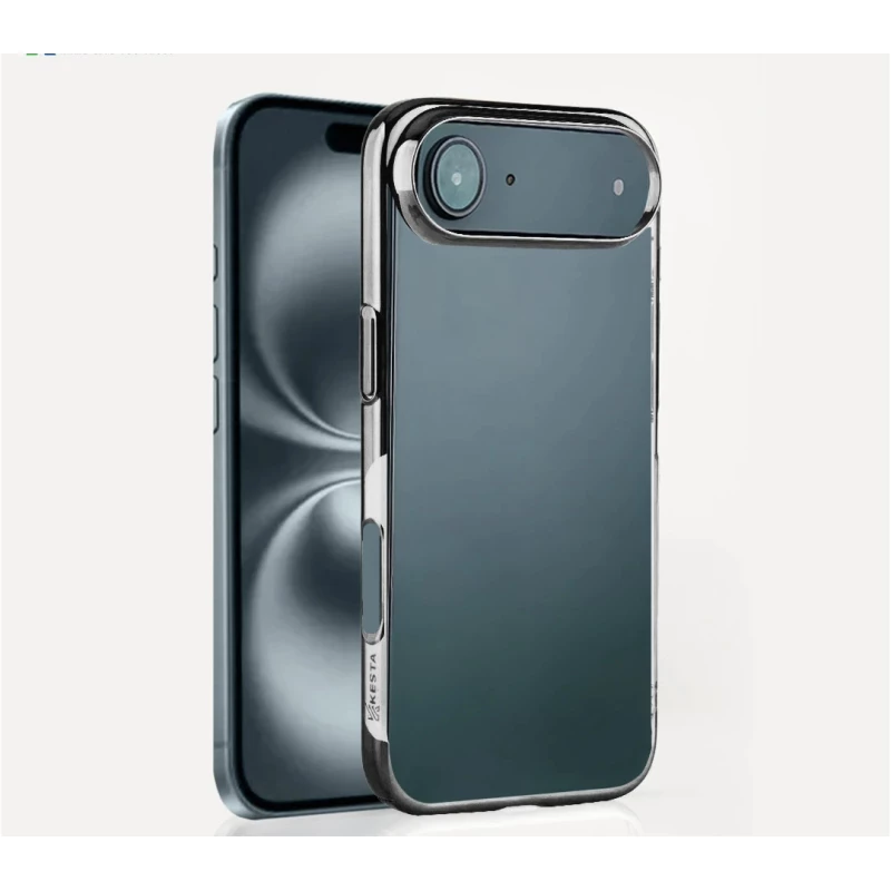 iPhone 17 Air Transparent Black Case – Slim & Shockproof