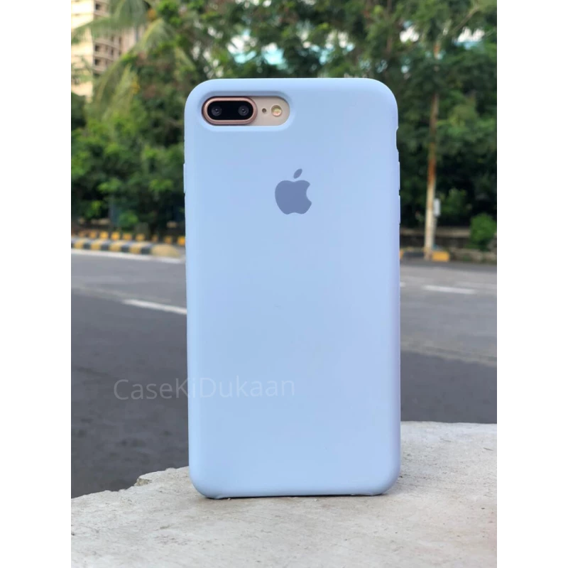 Light Blue Silicon Case For iPhone